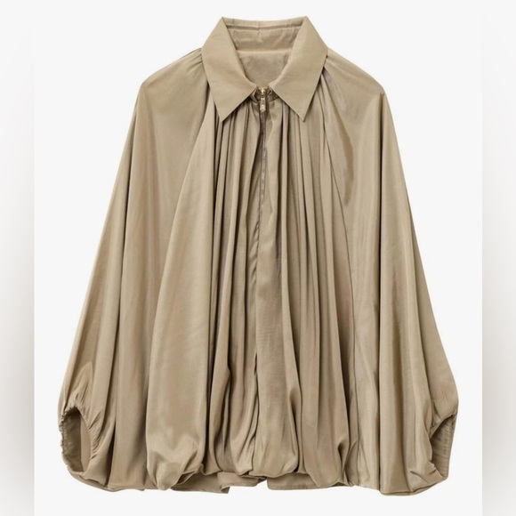 Puffed Bomber Jacket - Picture 3 of 4